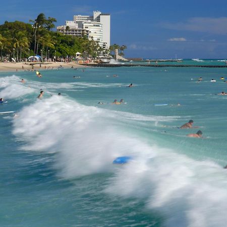 Renovated With City View At Aqua Palms Waikiki Honolulu Bagian luar foto