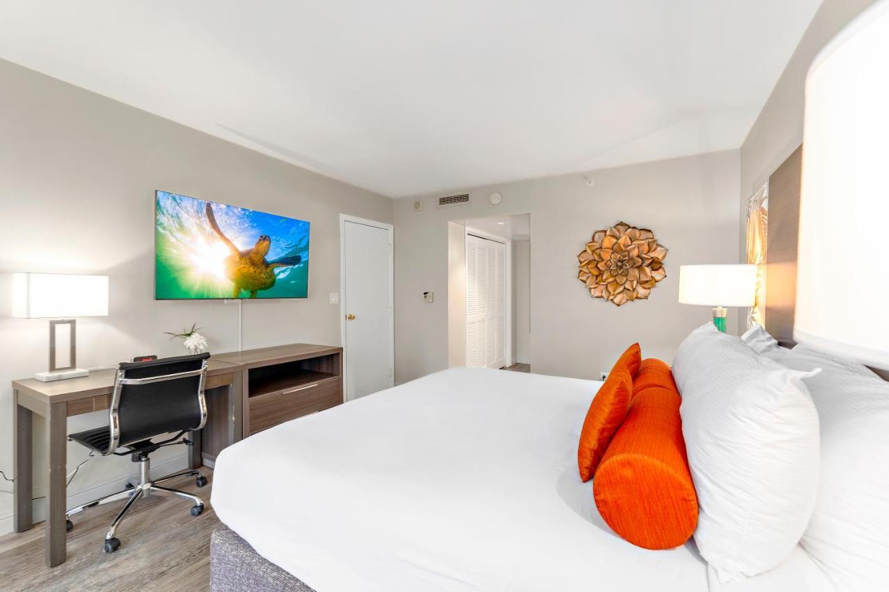 Renovated With City View At Aqua Palms Waikiki Honolulu Bagian luar foto